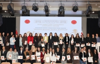 Teşekkür belgeleri verildi