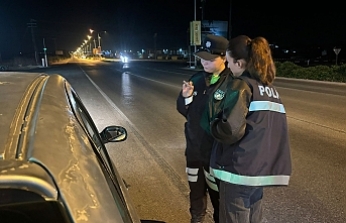 563 sürücüye  ceza yazıldı