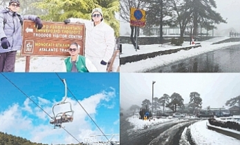 Zirvede beyaz şölen