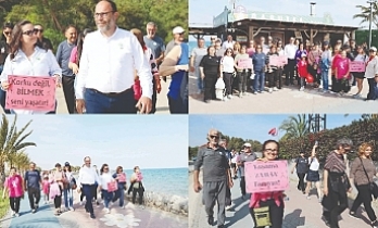 Yürüyüş düzenlendi