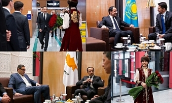 Çiçeklerle karşılandı