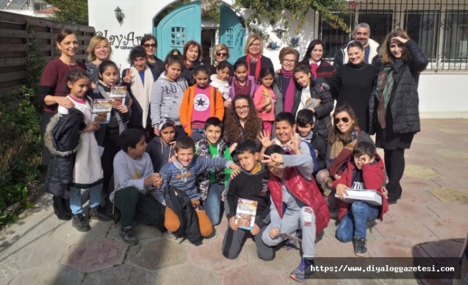 Girne Inner Wheel Kulübü, çocuklarla Kıbrıslı sanatçıları bir araya getirdi