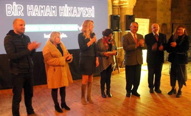 “Bir Hamam Hikayesi” isimli belgeselin gala gecesi yoğun katılımla Bedesten’de yapıldı