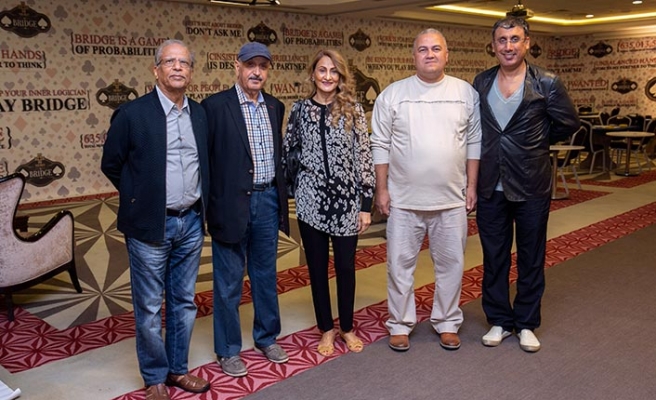 Merit Royal Hotel’de düzenlenen briç turnuvasına, Amerika ve Avrupa ülkelerinden dünyaca ünlü isimler katılıyor