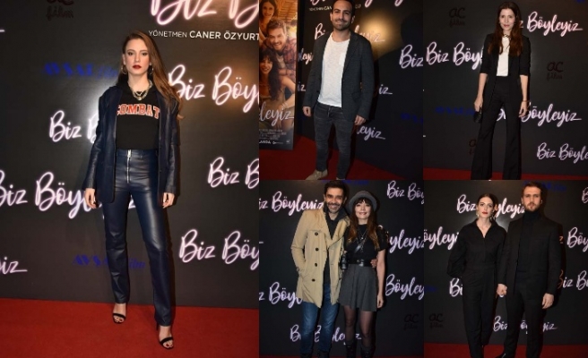 ‘Biz Böyleyiz’ filminin galasına katılan ünlülerin rüküşlükleri ön plana çıktı
