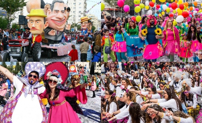 30 bin kişinin katıldığı Limasol karnavalı sona erdi
