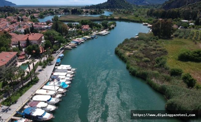Dalyan Kanalı'nın "gerdanlıkları" misafirlerini bekliyor