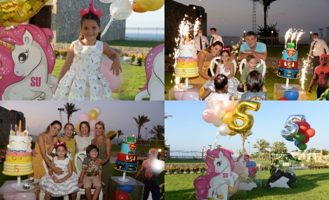 Merit Park'ta Su ve Ateş’e muhteşem doğum günü partisi