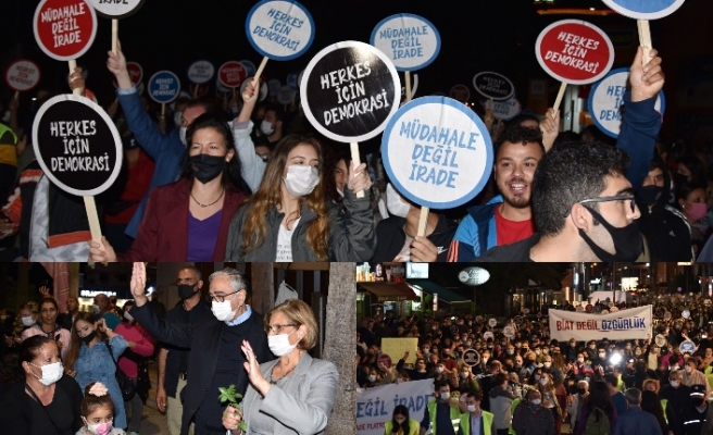 ‘Demokrasi ve irade’ yürüyüşü