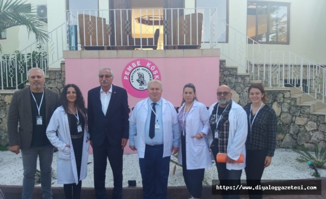 Güngördü, Pembe Köşk Psikiyatri Hastanesi'ni ziyaret etti