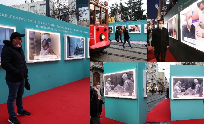Beyoğlu Belediyesi tarafından 2021 Sağlık Çalışanları Yılı Fotoğraf Sergisi açıldı
