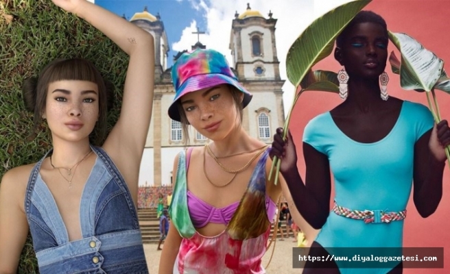 Moda endüstrisinde sanal süper modellerin topuk sesleri yükseliyor