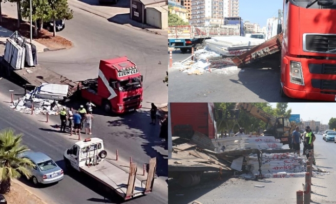 Mermerler yola saçıldı