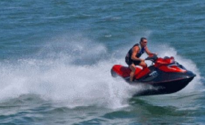 Bafra plajında jet ski kazası