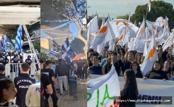 KKTC’yi protesto eylemi