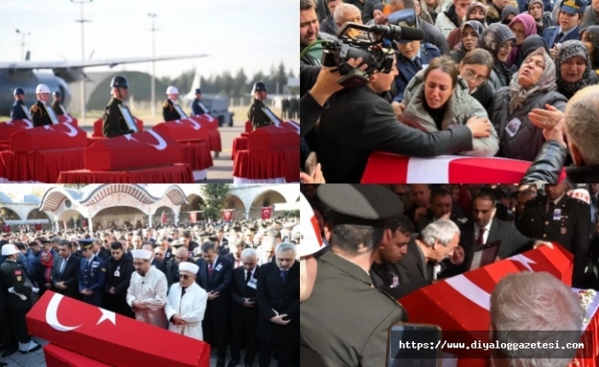 Türkiye şehitlerini uğurladı