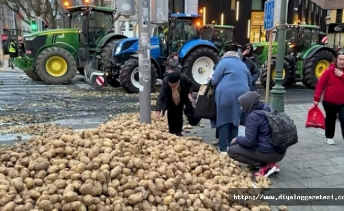 Çiftçilerin sabrı taştı