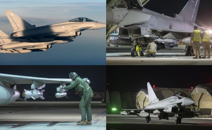 Typhoon’lar dağlık bölgeyi bombaladı