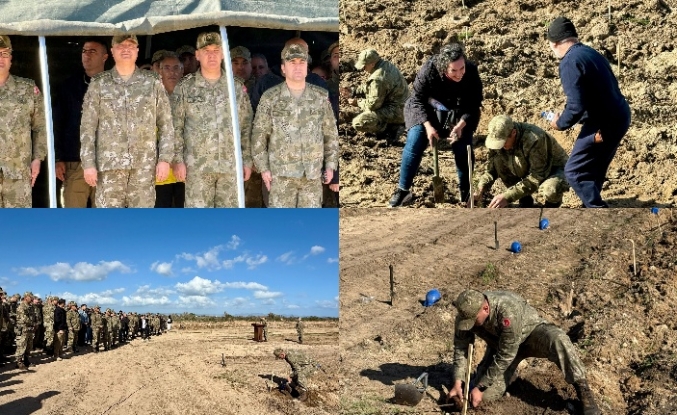 Bin 500 fidan dikildi