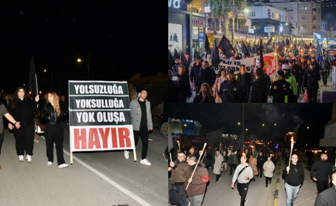 Yürüyüş düzenlendi