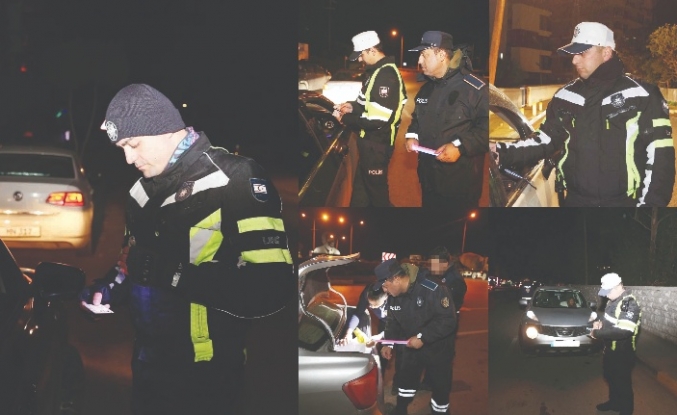 378 sürücüye ceza yazıldı