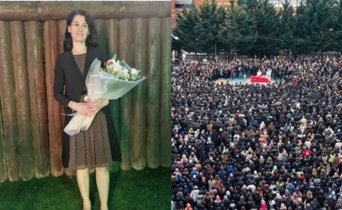 Gözyaşlarıyla veda