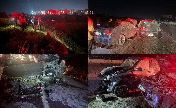 Sürücüler yaralandı