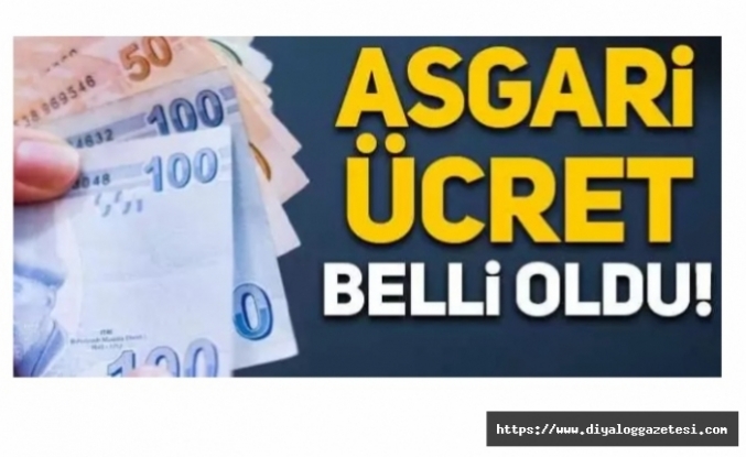 Asgari Ücret Belirlendi