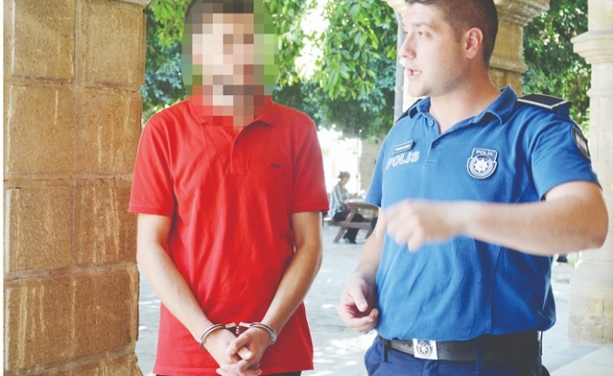 Ercan’da tutuklandı