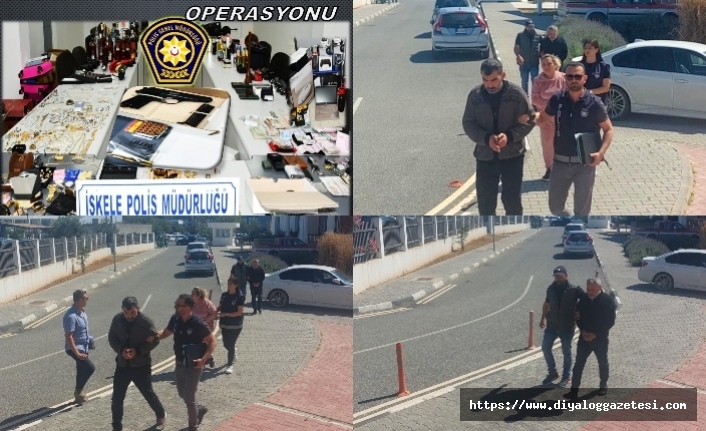 Kıbrıs’ta çaldıklarını Türkiye’de sattılar