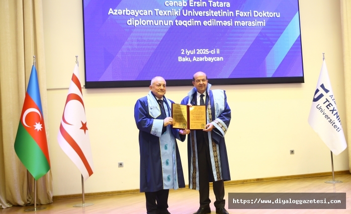 Fahri doktora  ünvanı verildi