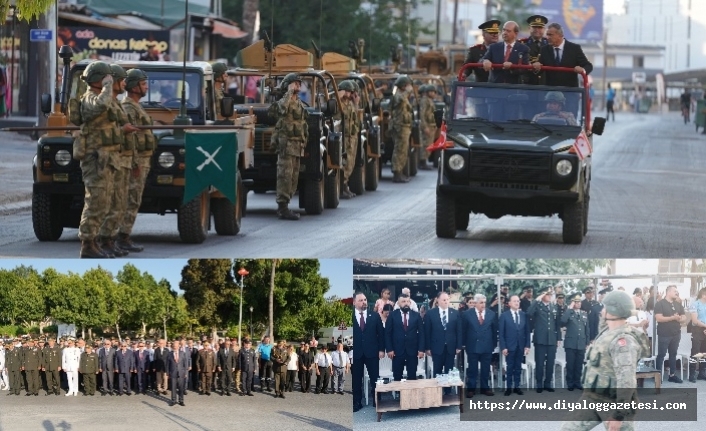 Şehitler saygıyla anıldı