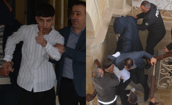 Mahkemede sinir krizi geçirdi