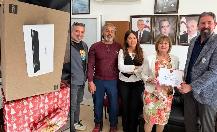 Ekipman desteği sağladı