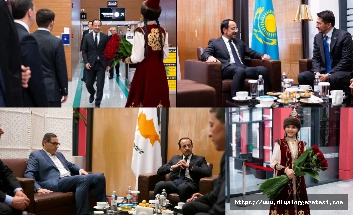Çiçeklerle karşılandı