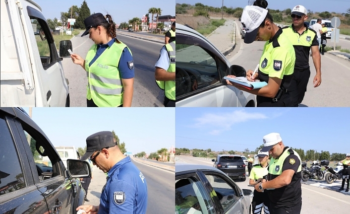 2 bin 347 araç  kontrol edildi
