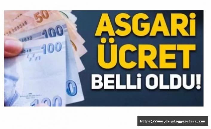 Asgari Ücret Belirlendi