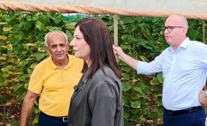 Hasarı yerinde inceledi