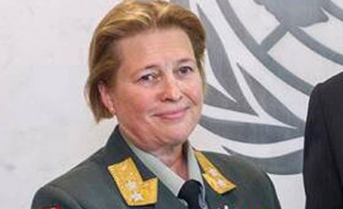 Yeni Barış Gücü komutanı Anastasiadis ile görüştü 