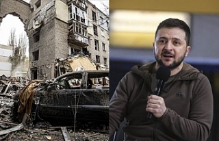 Kiev’de binalar vuruldu